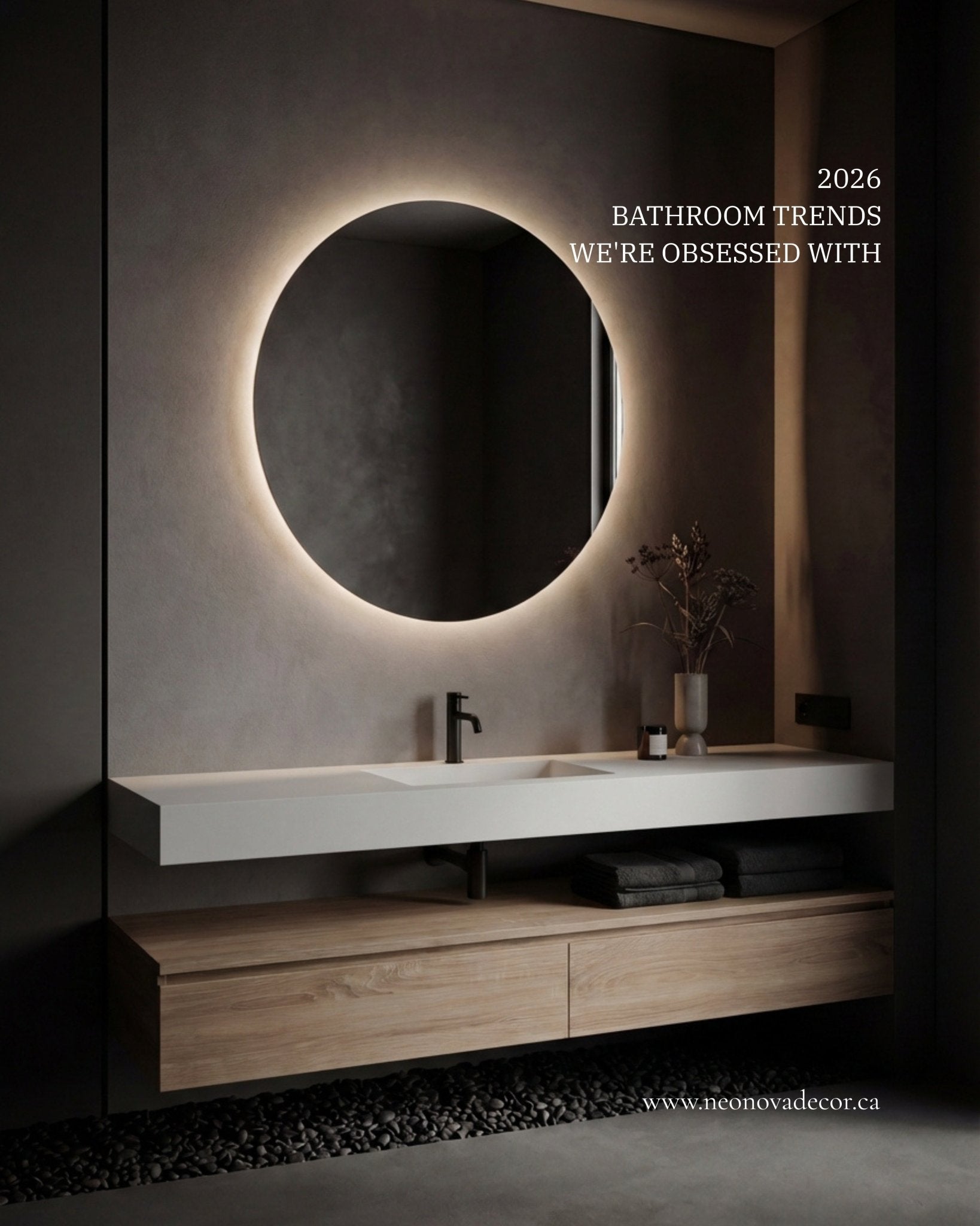 2026 Bathroom Design Trends: Defining the Future of the Modern Sanctuary - NeoNova Decor