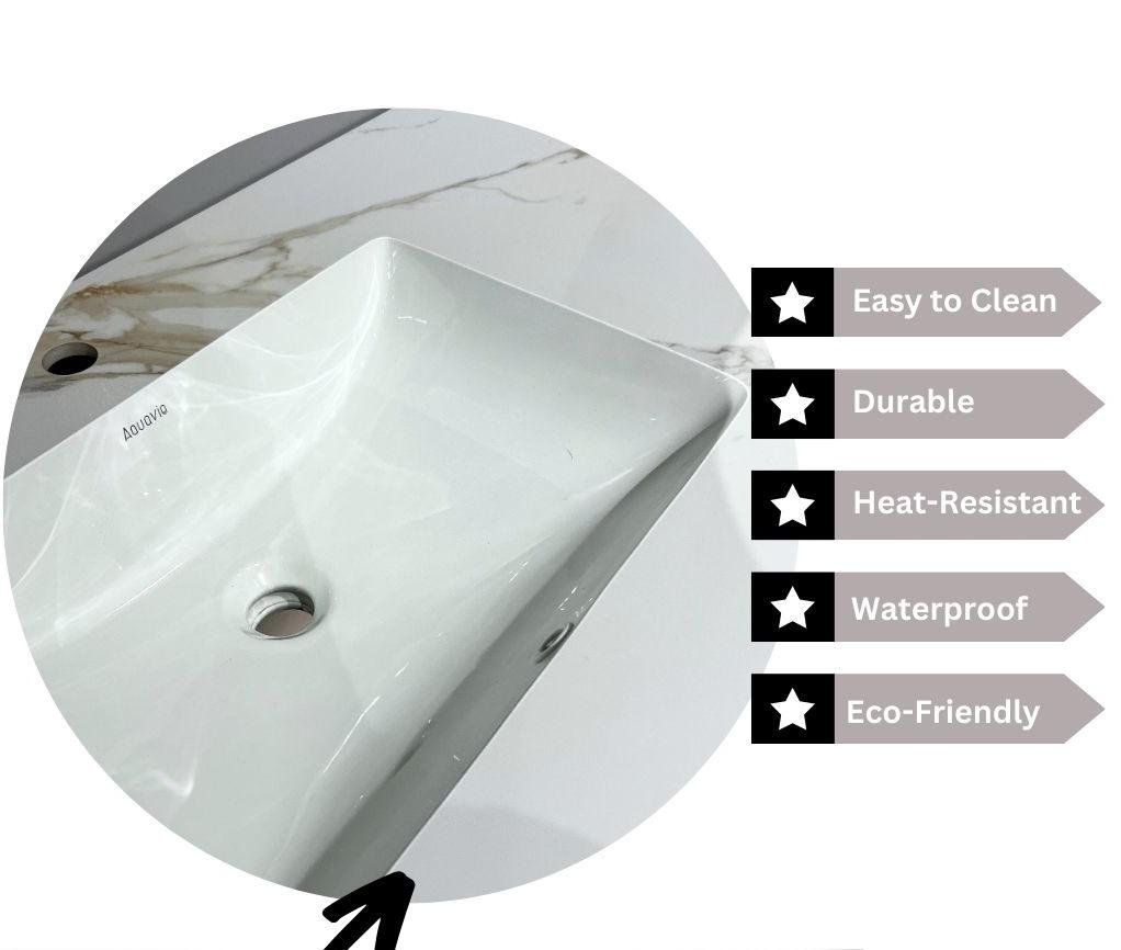 Unique Advantages of Seamless Sintered Stone Floating Bathroom Cabinets - NeoNova Decor