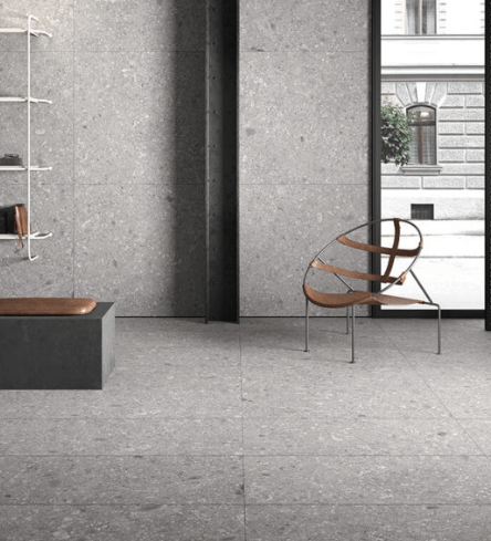 24" x 24" grey wall or floor tile - Box of 4 tiles for 16 sq. ft - NeoNova Decor