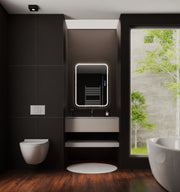 32''/36''/40'' Thermoformed Stone Top with Hotel - Style Floating Bathroom Vanity - VanityWhite(BS) NeoNova Decor