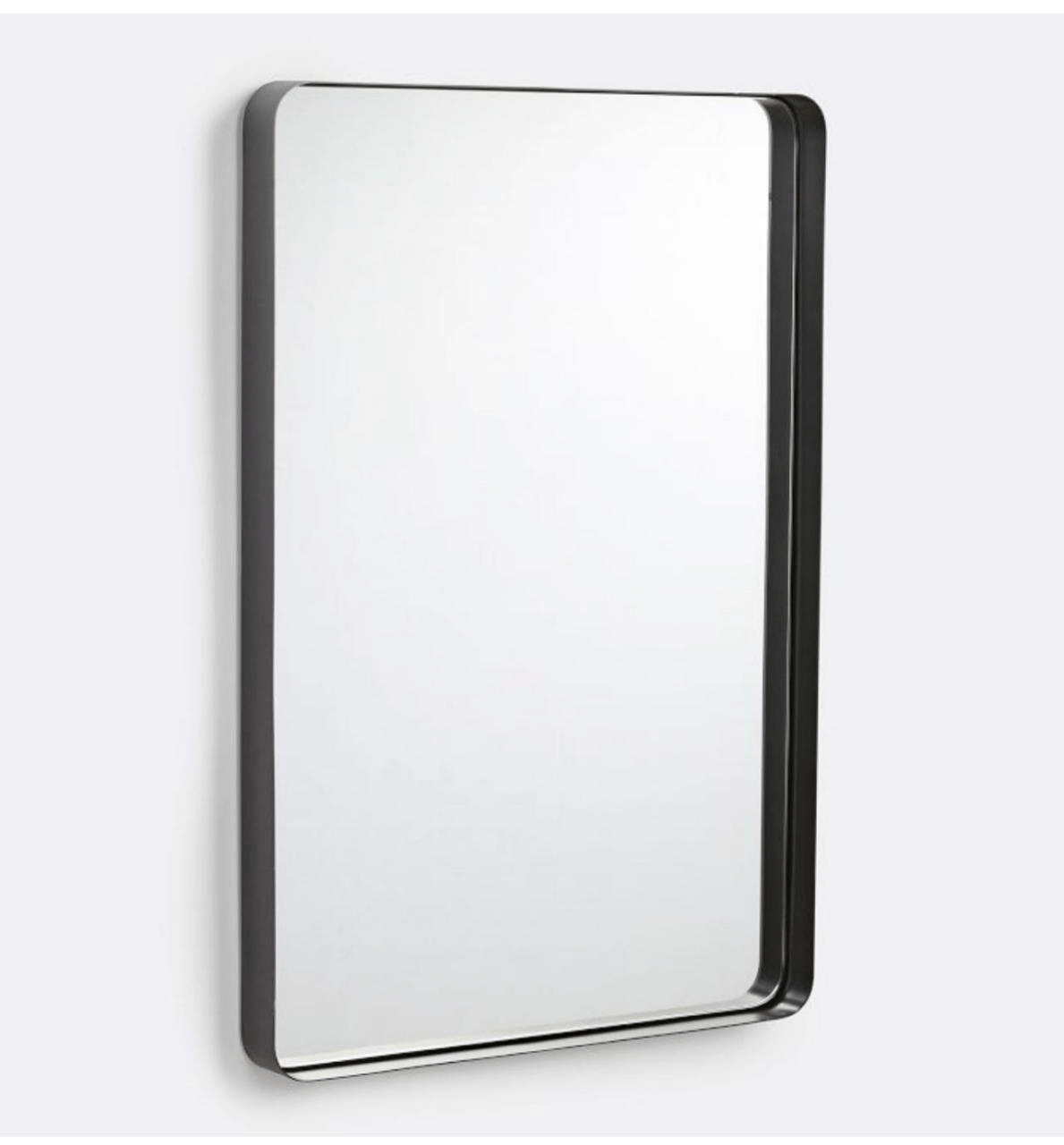 Bathroom mirror with black aluminum frame - 24''x36'' NeoNova Decor