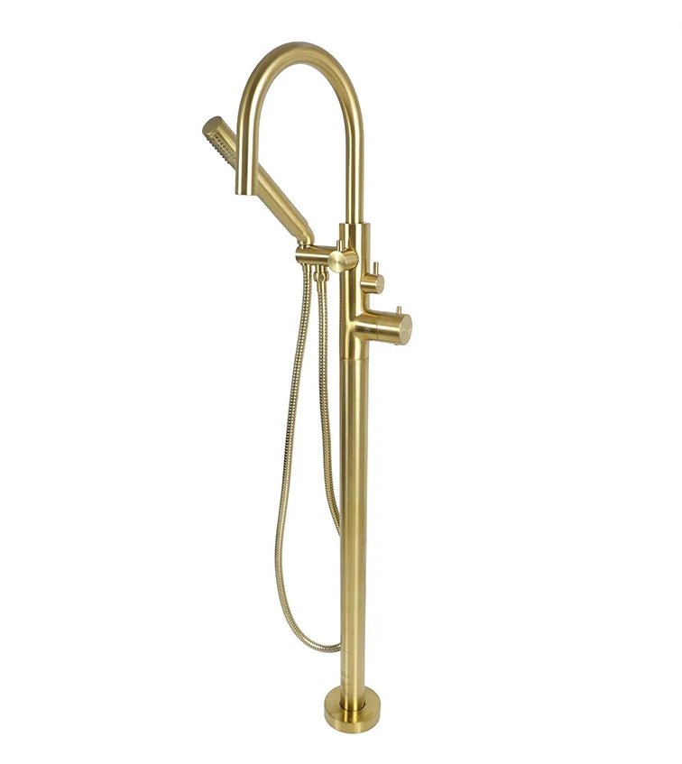 Freestanding Bathtub Faucet - N71106 - FaucetBRUSHED GOLD NeoNova Decor