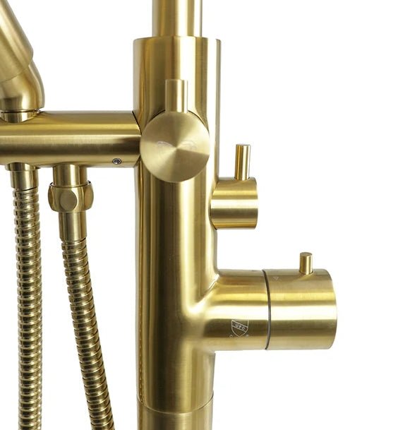 Freestanding Bathtub Faucet - N71106 - FaucetBRUSHED GOLD NeoNova Decor