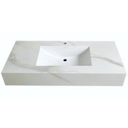 Luxury Sintered Stone Seamless Ceramic Basin – Casgo Gold Pattern Vanity Sink - 120cm x 54cm x 12cm NeoNova Decor