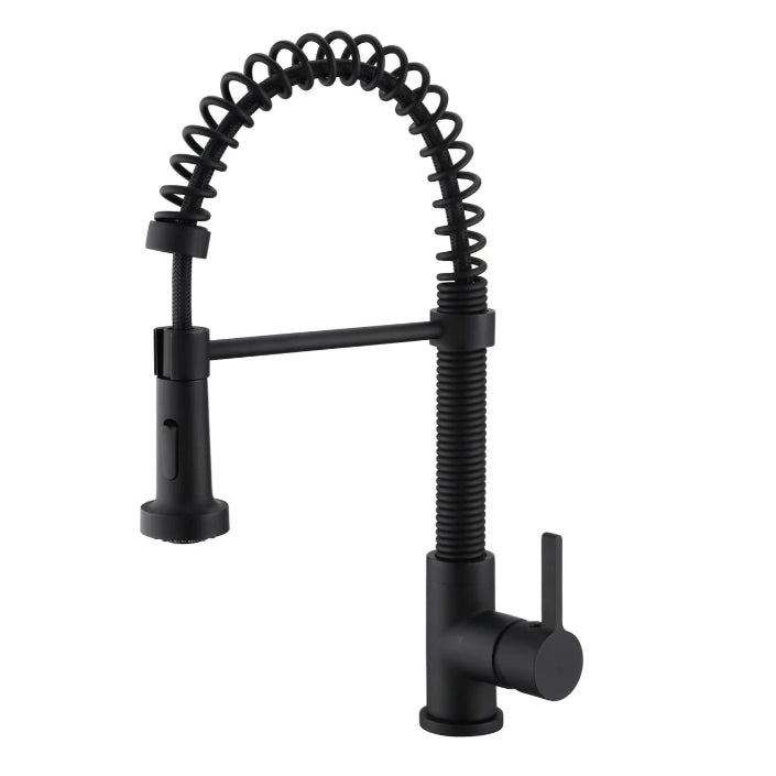 Pull - out Dual Spray Kitchen Faucet - N25133 - FaucetMatte Black NeoNova Decor
