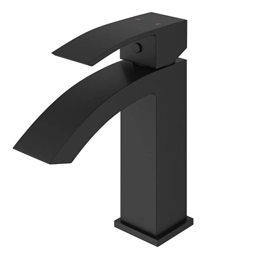 Single Hole Bathroom Faucet - N11103 - FaucetMATTE BLACK NeoNova Decor