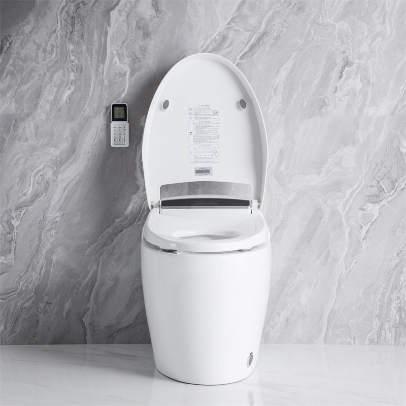 Smart Bidet Toilet with Auto Flush, Heated Seat, Dryer & Night Light – CUPC Certified - Smart Toilet NeoNova Decor