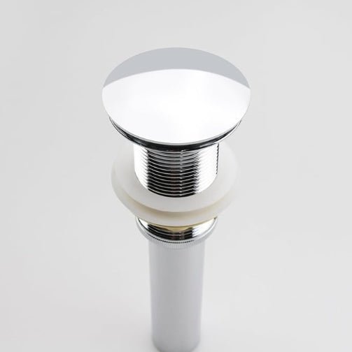 Solid Brass Pop - Up Drain (No Overflow) - Polished Chrome NeoNova Decor