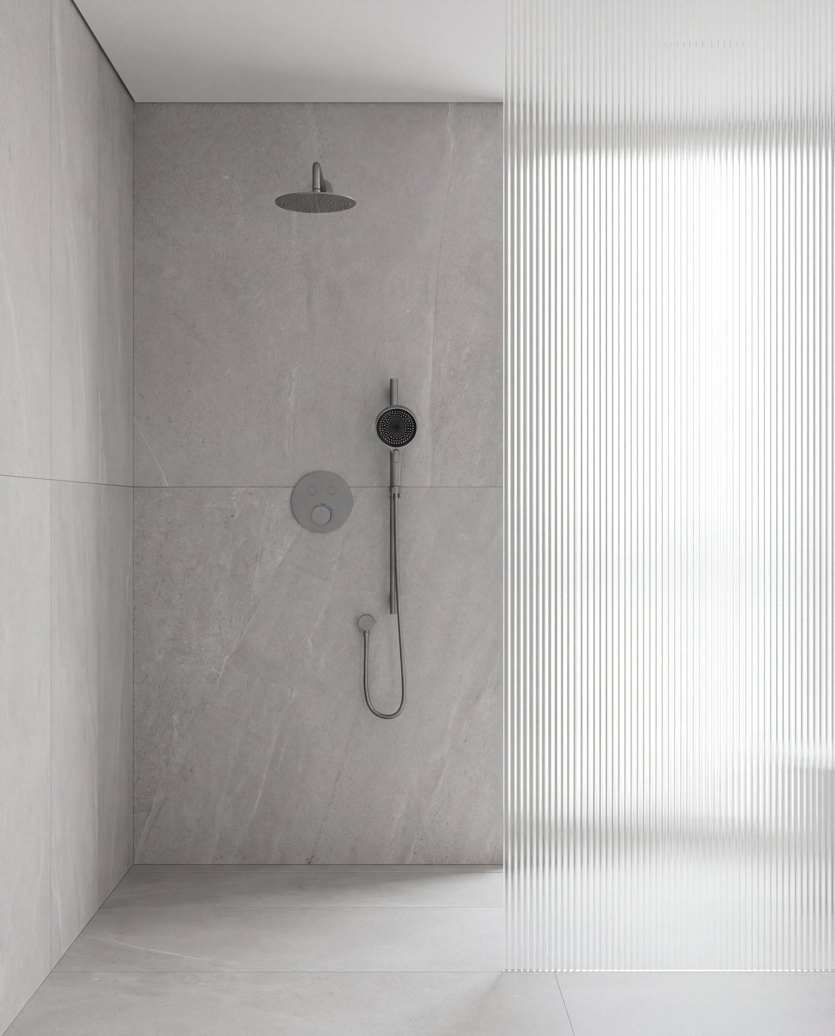 Thermostatic Shower System with Rough - In Valve – 10” Rain Head, Hand Shower, cUPC Certified (Vernet & Neoperl) - ShowerPolished Chrome