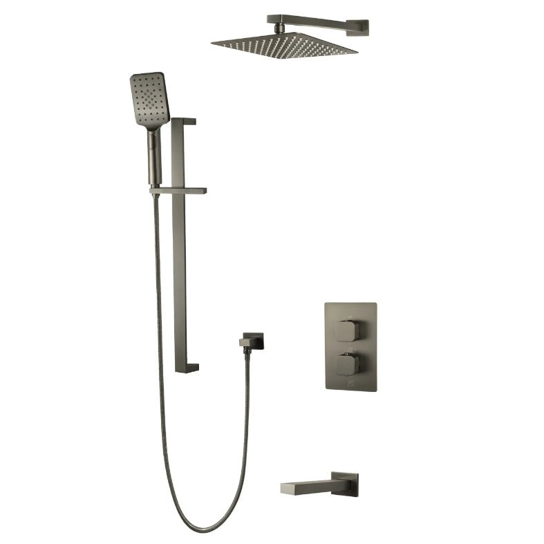 Three Way Thermostatic Shower System - N57123GG - Shower NeoNova Decor