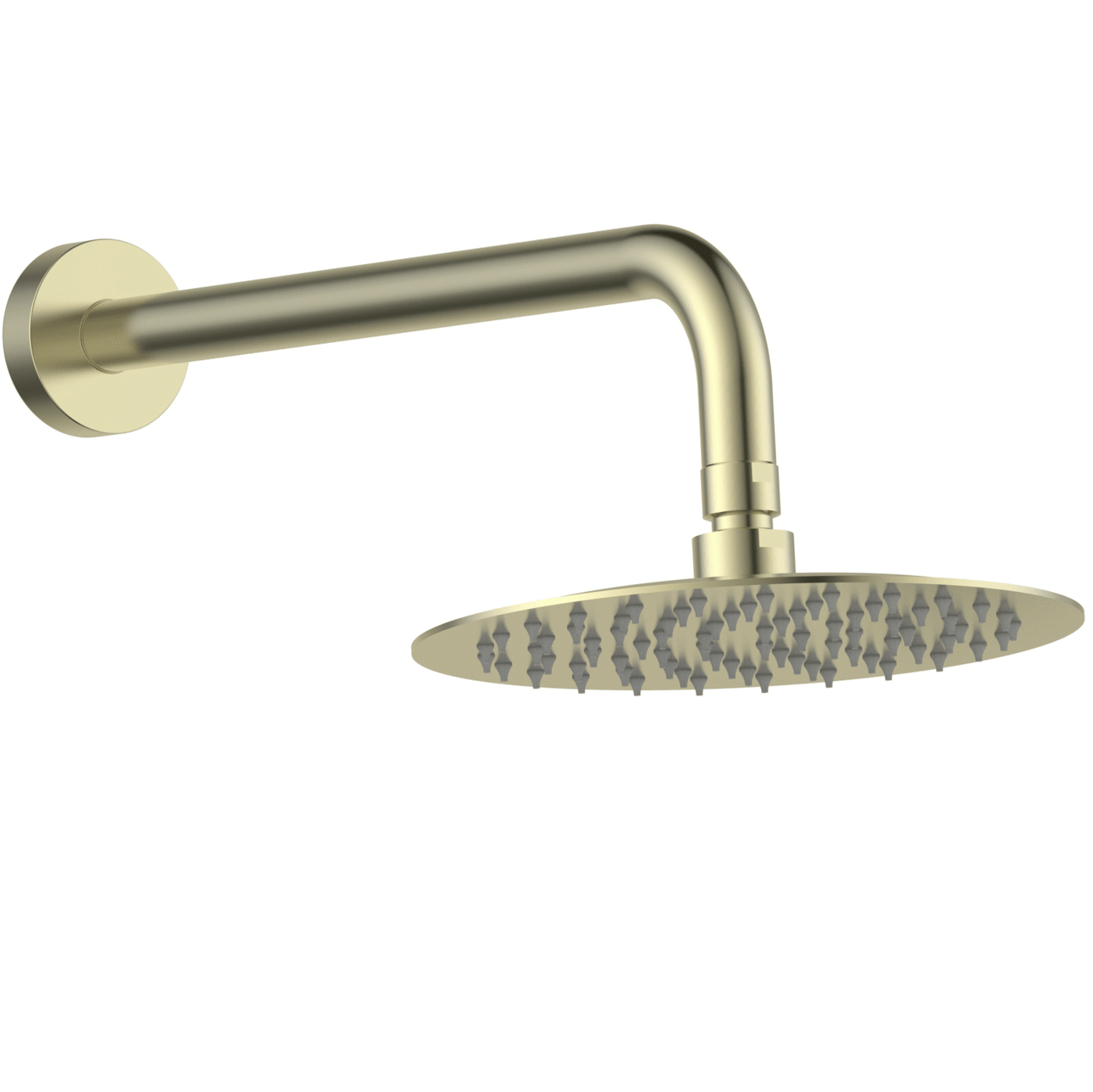 10" Pressure Balance Shower System with Hand Shower & Sliding Bar (Trim Kit) - ShowerBrushed Gold