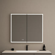 36" LED Double-Door Medicine Cabinet with Blum Soft-Close Hinges