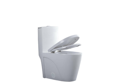 2182 Rimless One - Piece Toilet with Dual - Flush, HTD Flush Mechanism, and ADA Compliance - toilet NeoNova Decor