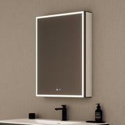 24" LED Anti-Fog Medicine Cabinet — Aluminum Frame, Surface or Recessed Mount -Medicine Cabinet24"x32"