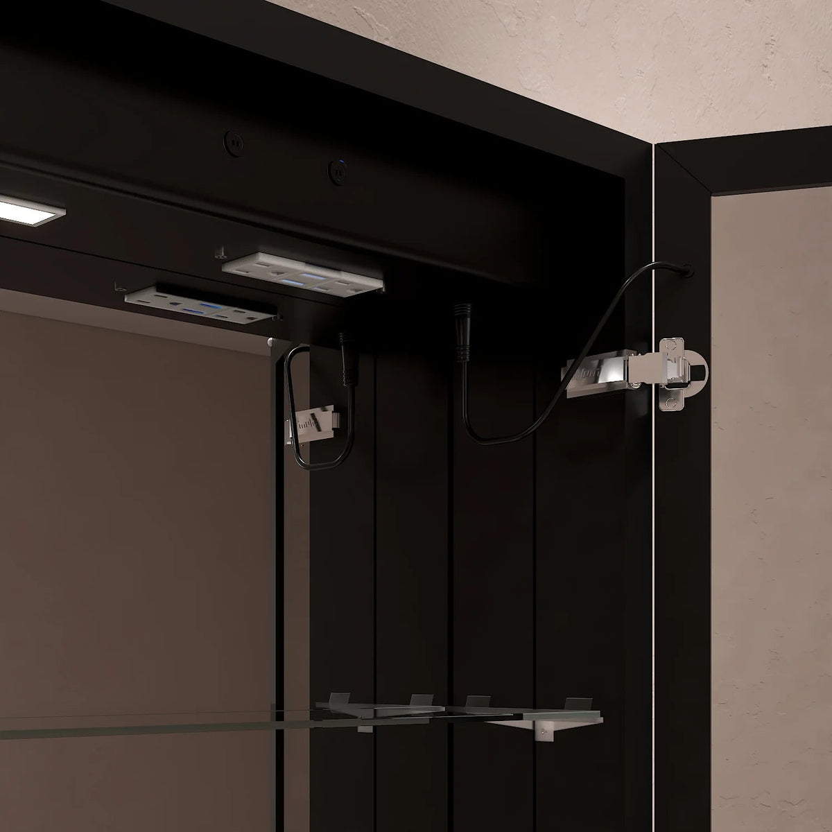 24" LED Anti-Fog Medicine Cabinet with Blum Soft-Close Hinges -Medicine Cabinet24"x32"