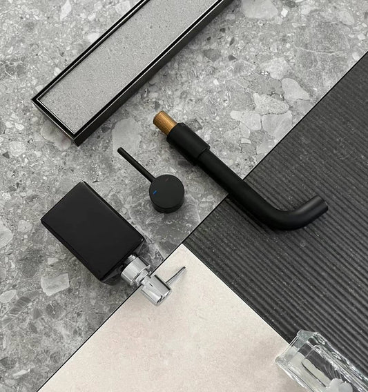24" x 24" grey wall or floor tile - Box of 4 tiles for 16 sq. ft - NeoNova Decor