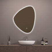 24"x30" Modern Asymmetrical LED Bathroom Mirror - LED MIrror24" x 30"