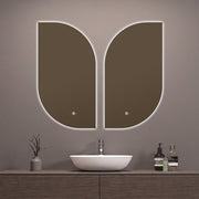 26"x38" Asymmetrical LED Bathroom Mirror with Anti - Fog - LED MIrror26"x38"