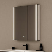 28" LED Double-Door Medicine Cabinet with Blum Soft-Close Hinges -Medicine CabinetLeft-Wide
