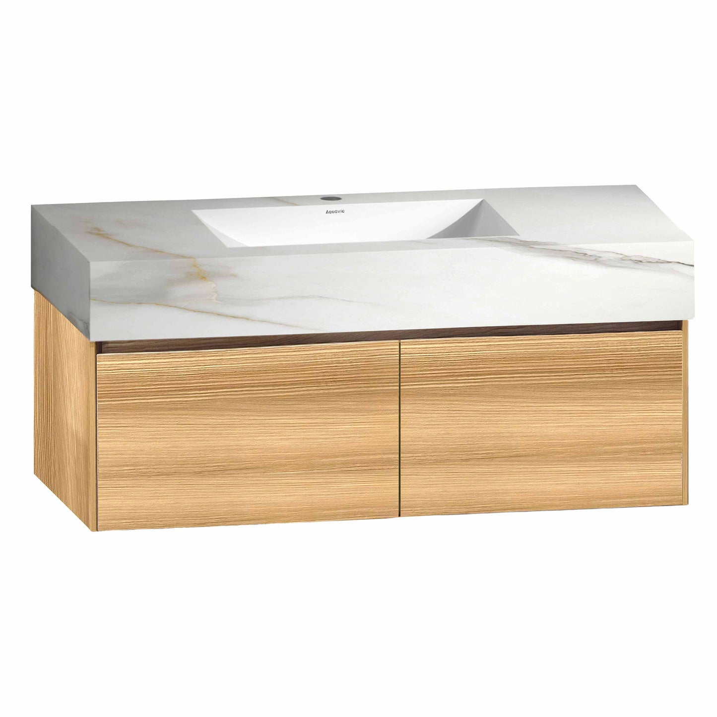 40''/48'' Sintered Stone Top with Single Floating Bathroom Vanity