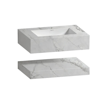 30", 40" and 48 Inch Floating Bathroom Vanity Hotel Style