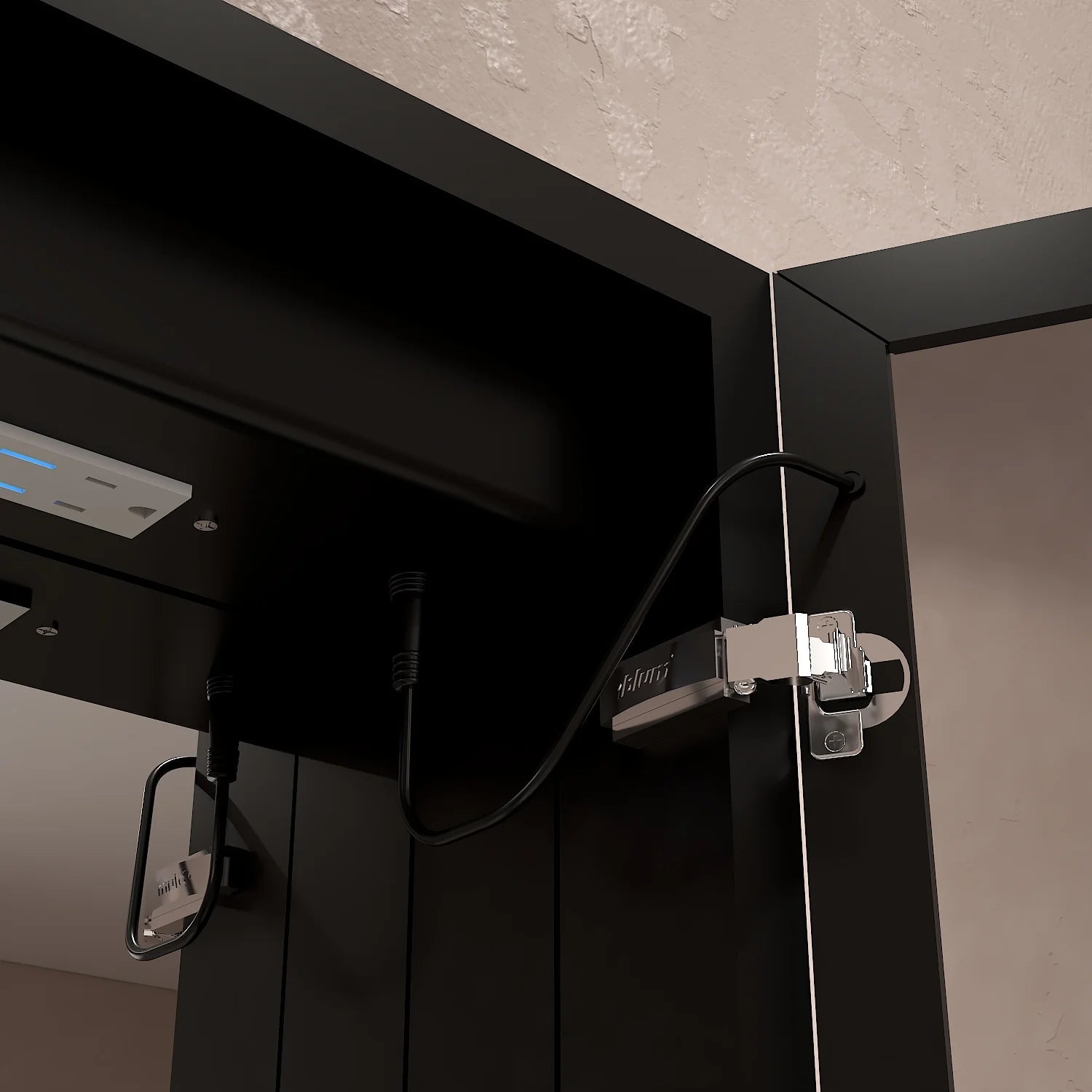 30"x32" LED Medicine Cabinet – Blum Hinges, Makeup Mirror, Built - in Outlet - Medicine Cabinet NeoNova Decor