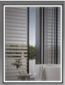 32" x 32" LED Bathroom Aluminum Frame Mirror | Anti - Fog | Dimmable - LED MIrror NeoNova Decor
