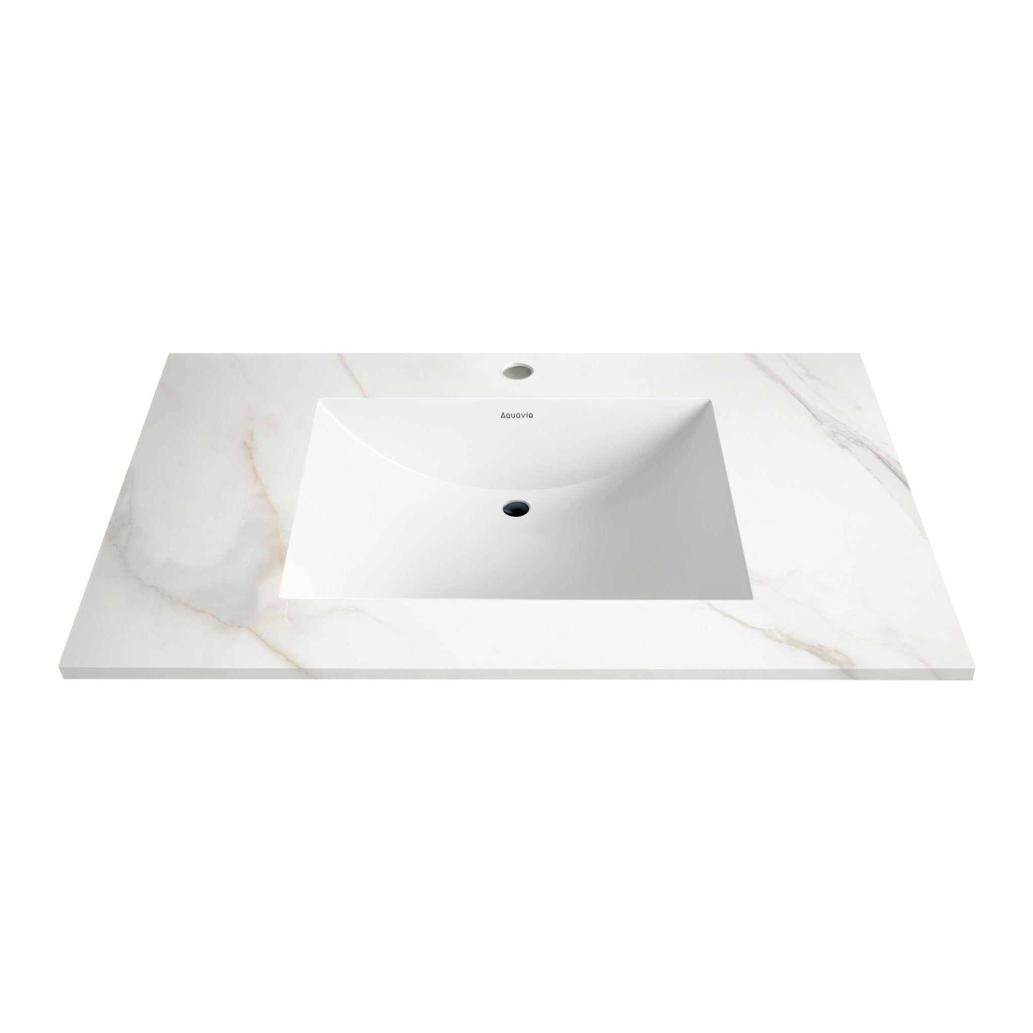 40"/ 48" Stone Top with Light Gray Engineered Wood Floating Bathroom Vanity - Vanity48"