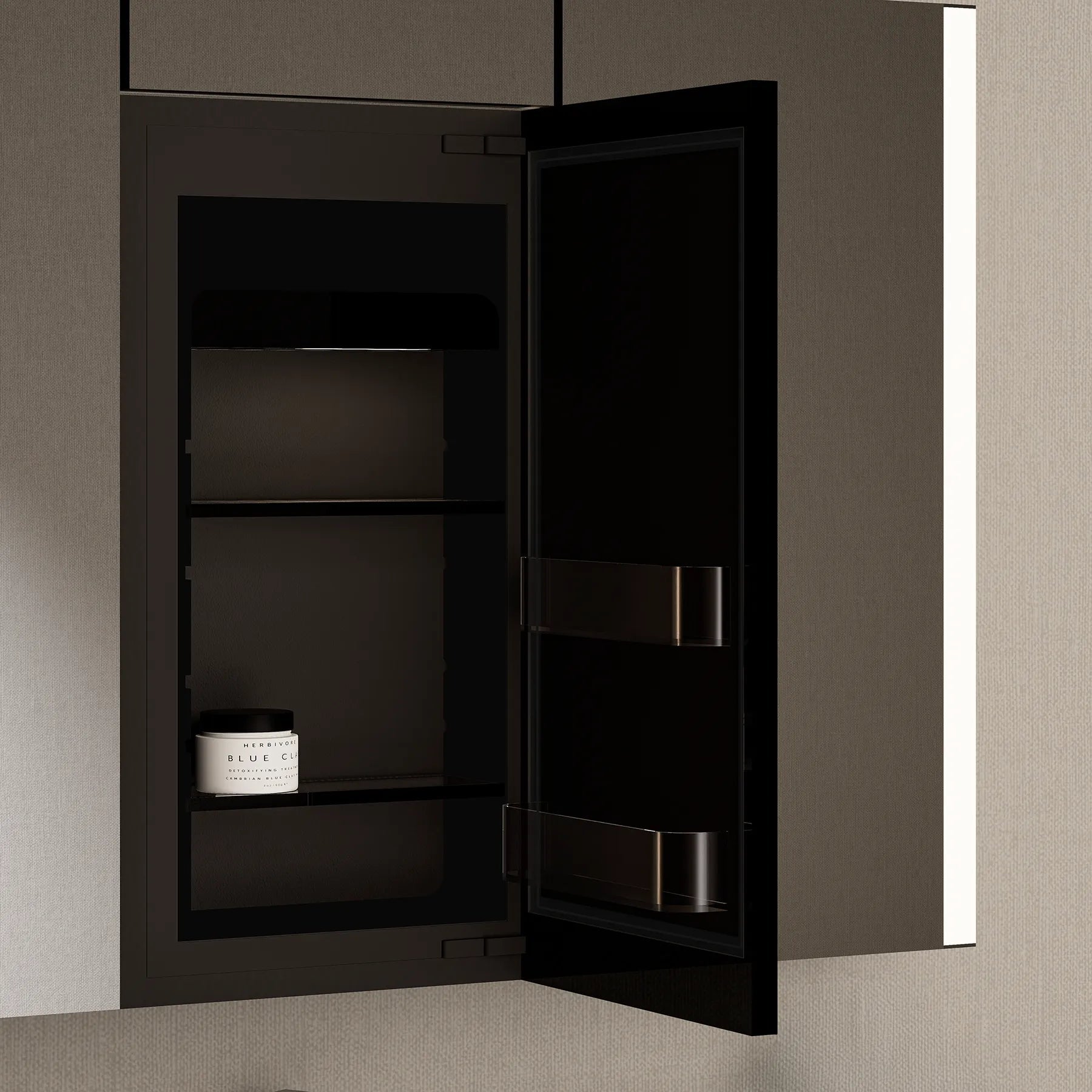 48" x 32" LED Medicine Cabinet with Double Mirror, Anti - Fog, CRI 90 & Built - in Fridge - Medicine Cabinet48"x32"