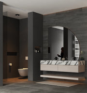 71''，60” Double Sink Stone Top with Hotel - Style Floating Bathroom Vanity - VanityAGHTQ NeoNova Decor