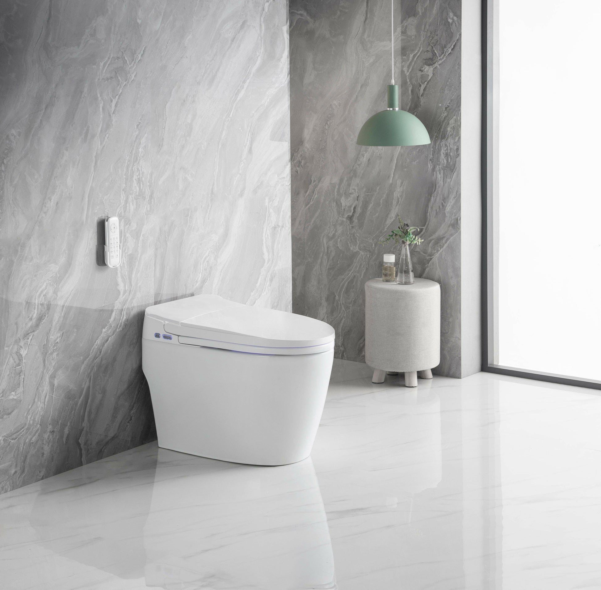 2230C  One-Piece Smart Toilet with Advanced Bidet and Soft Closing Seat.