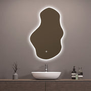 26" x 40" Modern Cloud Irregular LED Bathroom Mirror