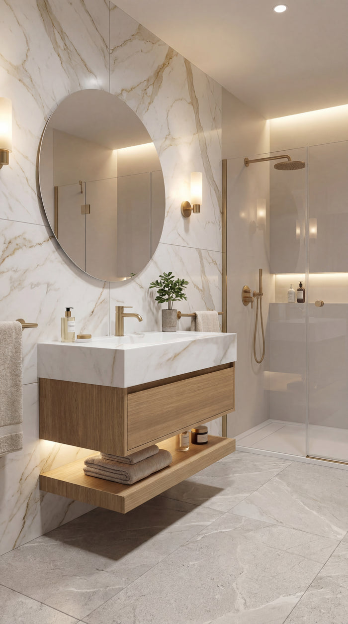 Classic Marble & Brushed Brass