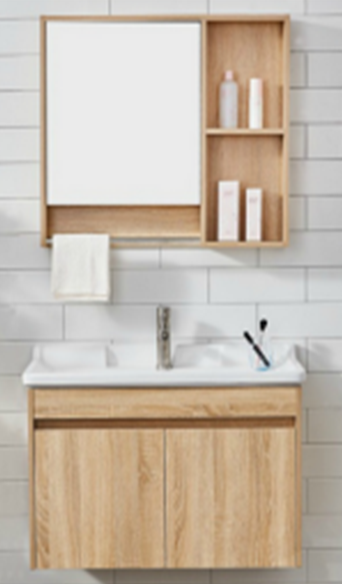 A8004 Plywood Vanityset with cabinet mirror.