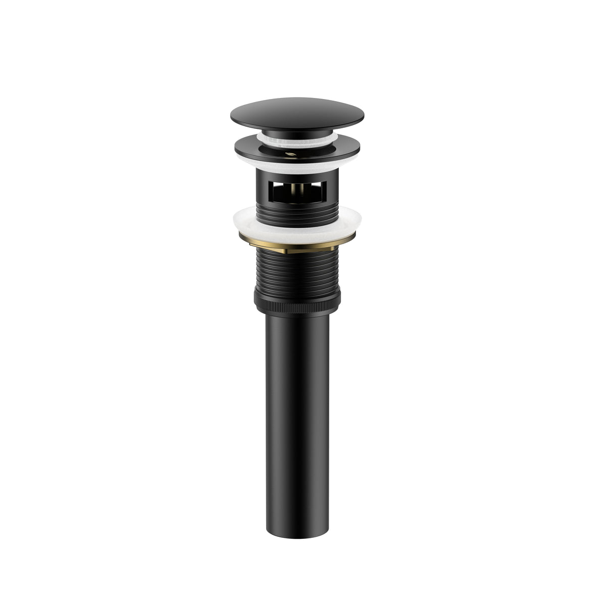 Solid Brass Pop-Up Drain with Overflow