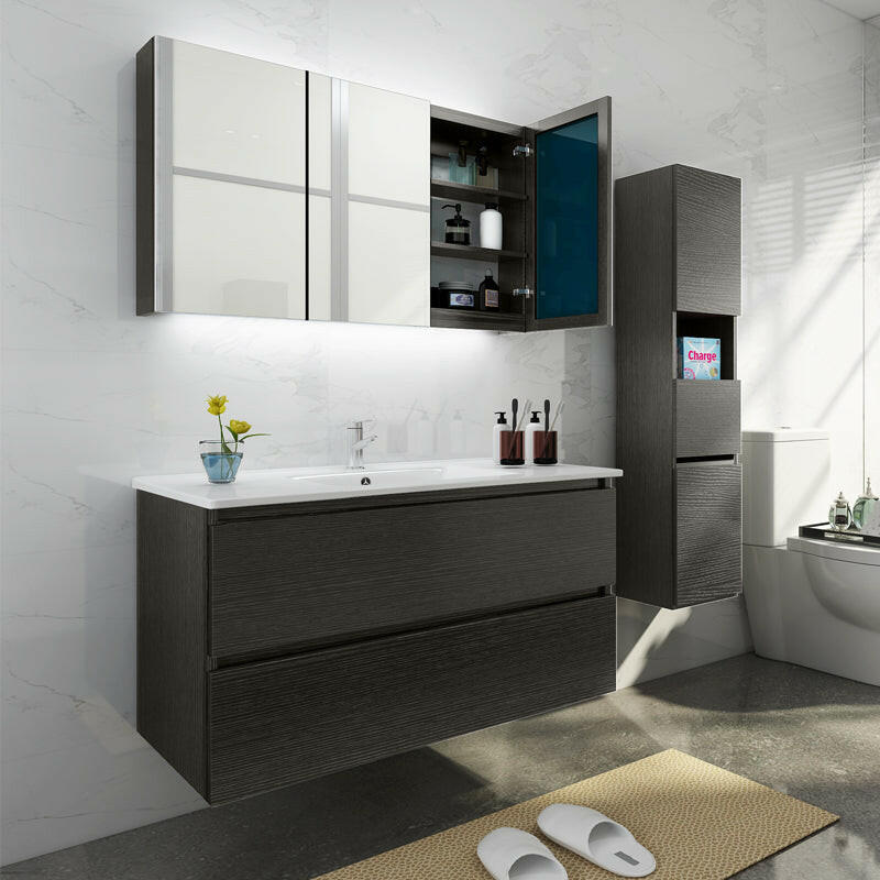 A8002 Bathroom Vanity Sink Combo Wall Mounted Cabinet Vanity Set with Drop in Sink - Vanity24" NeoNova Decor
