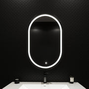 Arco Sense LED Mirror – Wave Sensor, Dimming - LED MIrrorBrush Gold NeoNova Decor