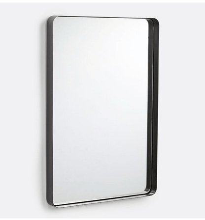 Bathroom mirror with black aluminum frame - 24''x36'' NeoNova Decor