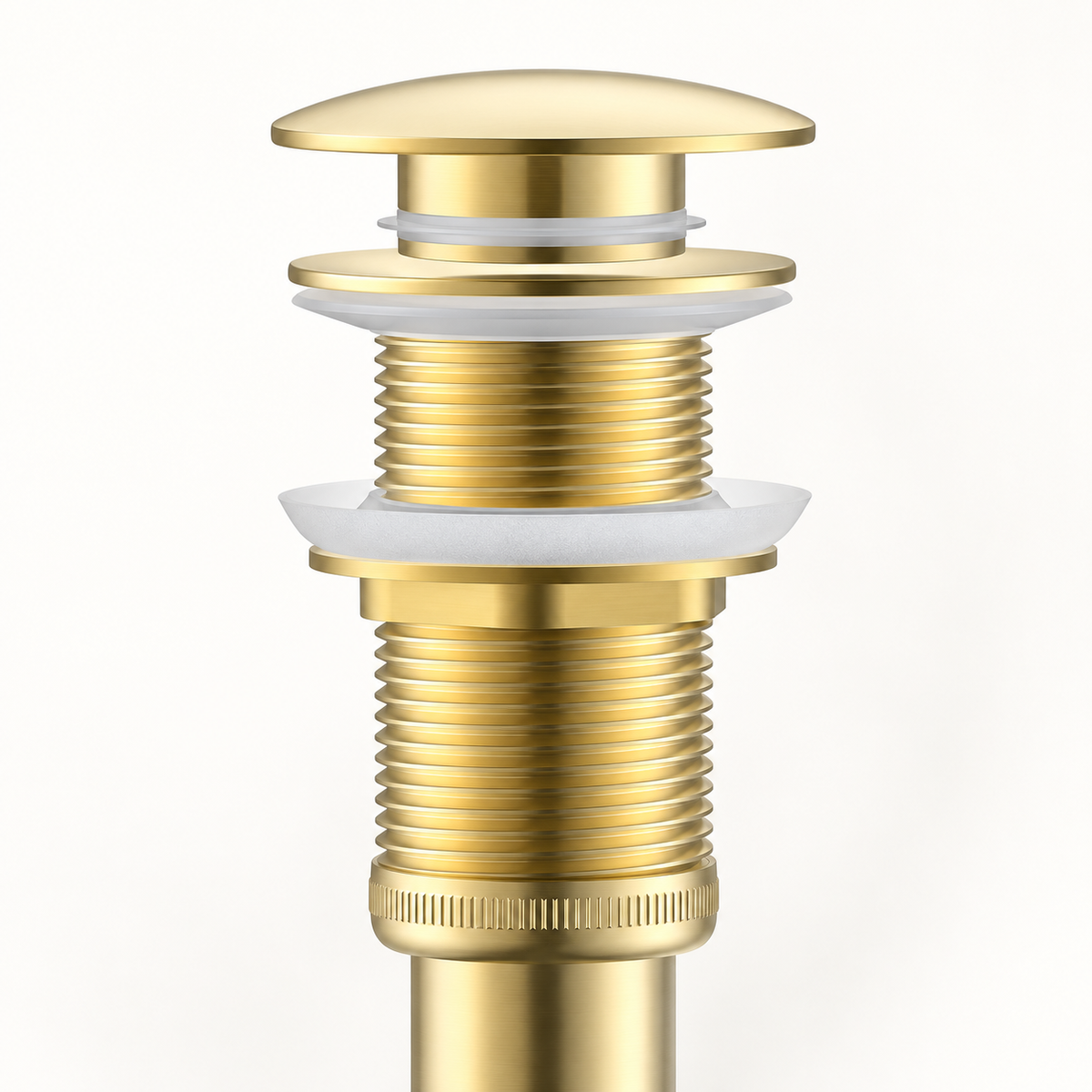 Brass Bottle Trap Drain (No Overflow) — Rounded Design, cUPC Certified