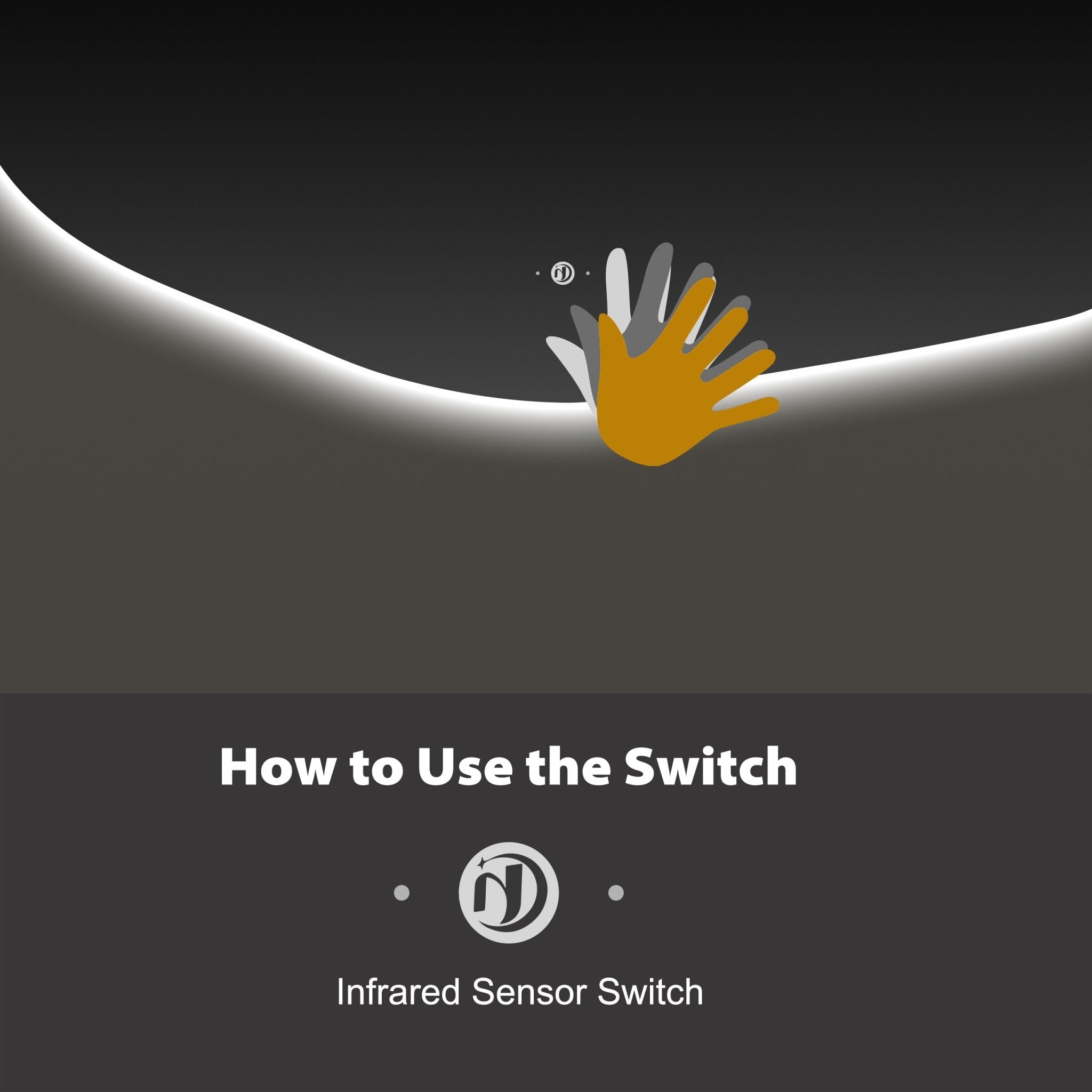 Glide LED Mirror – 42"x22", Backlit, Wave Sensor, Anti - Fog - LED MIrror NeoNova Decor