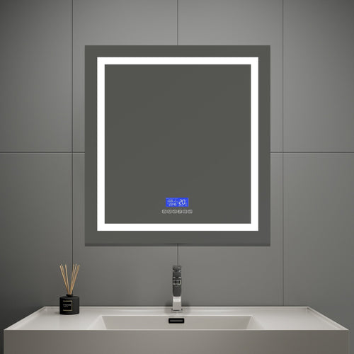 LED Vanity Mirror with Bluetooth Speaker – Touch Sensor, Anti - Fog, 3 - Color Light | 24" - 42" - LED MIrror24"x 32"