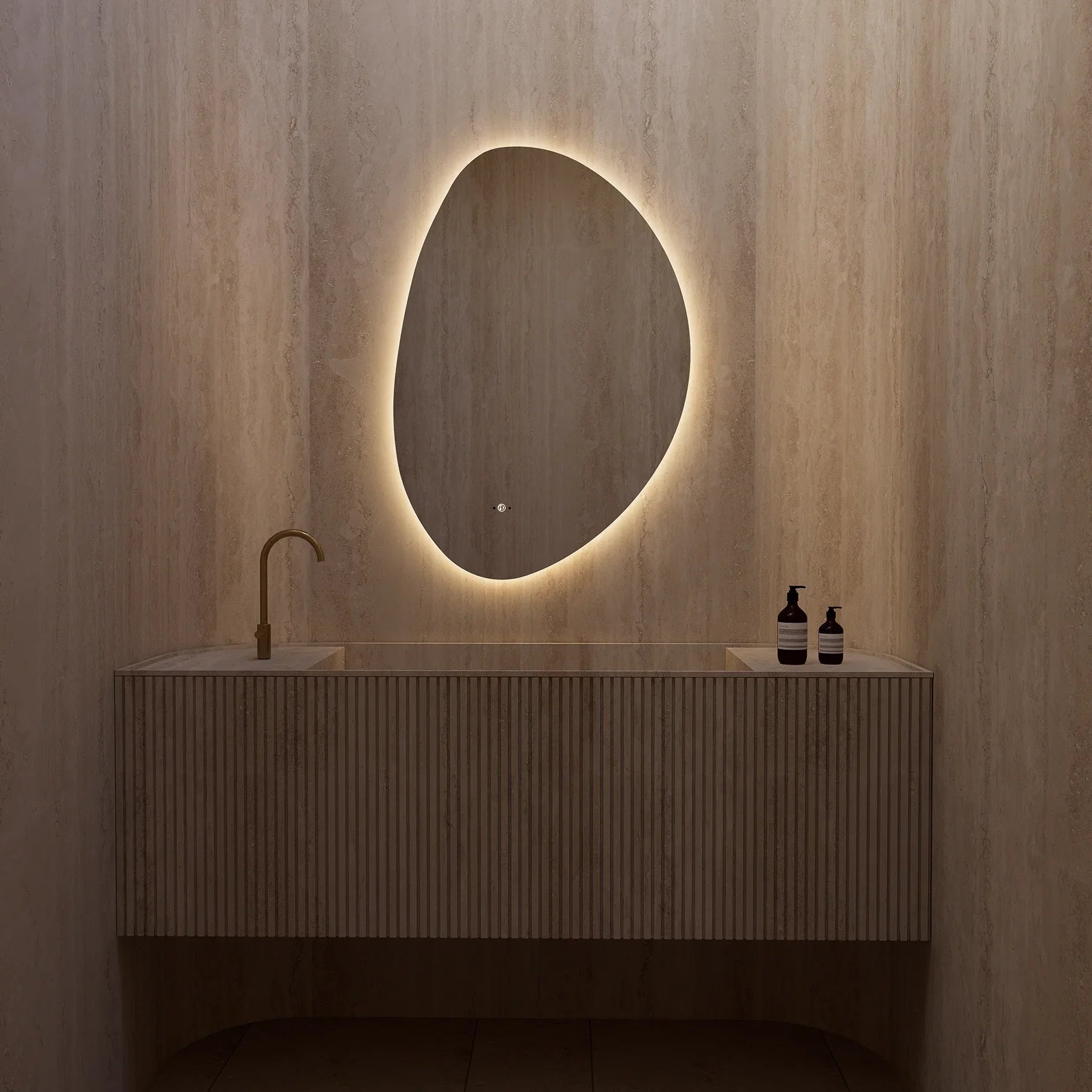 Minimal LED Mirror with Anti - Fog & Touchless Control - LED MIrror24“x36”