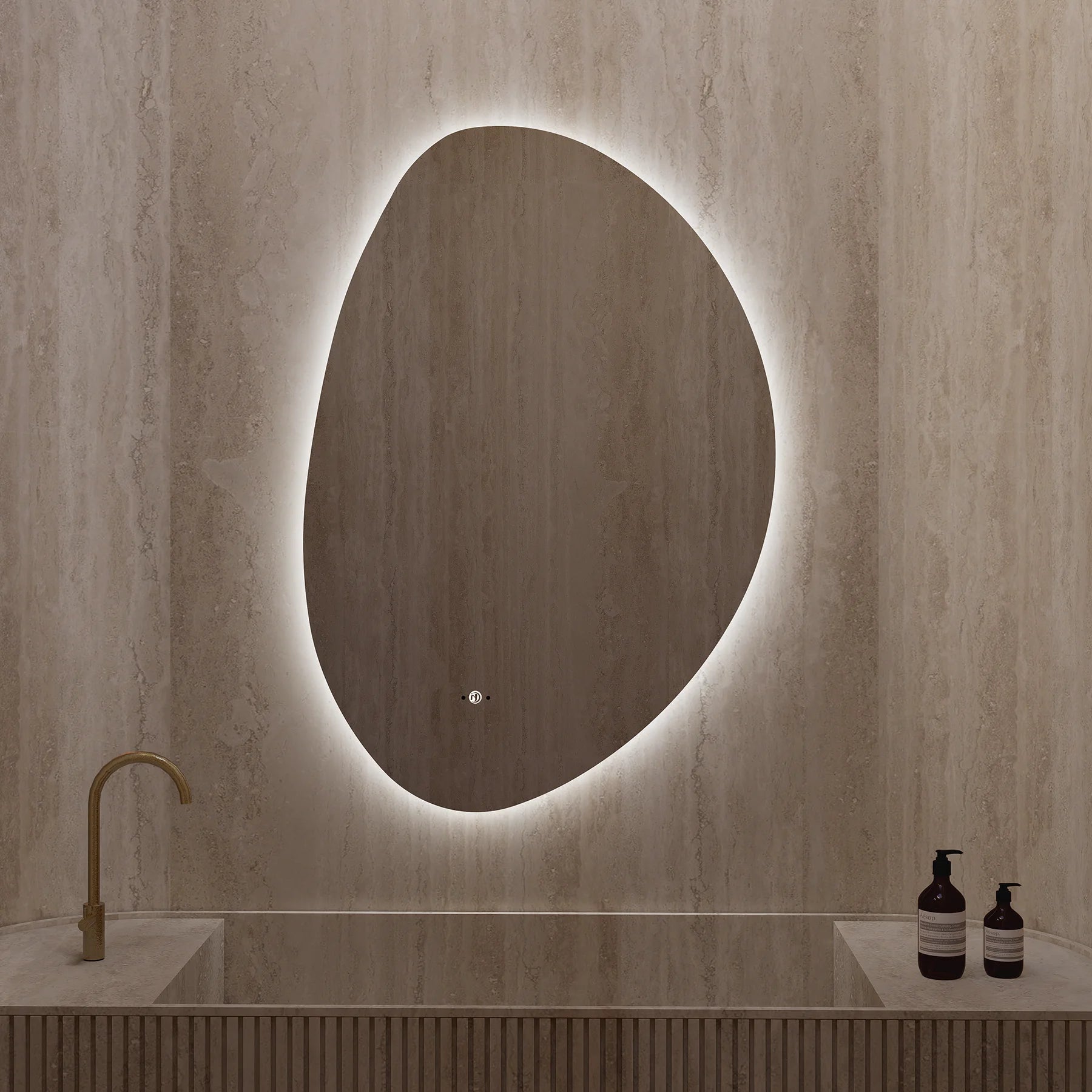 Minimal LED Mirror with Anti - Fog & Touchless Control - LED MIrror26“x38”