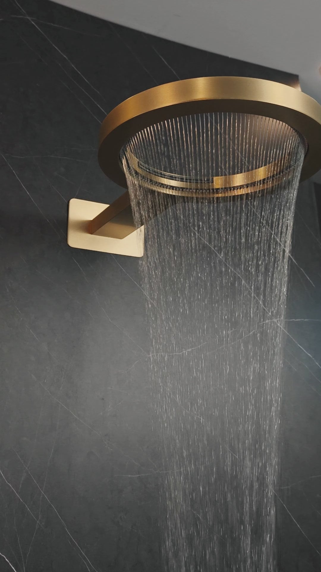 Load video: 10" 2-Way Shower System — Pressure Balance with Hand Shower &amp; Body Spray