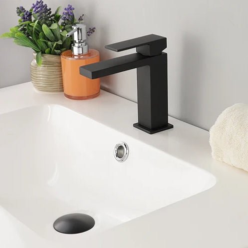 Single Hole Bathroom Faucet - N11123X - Matte Black NeoNova Decor