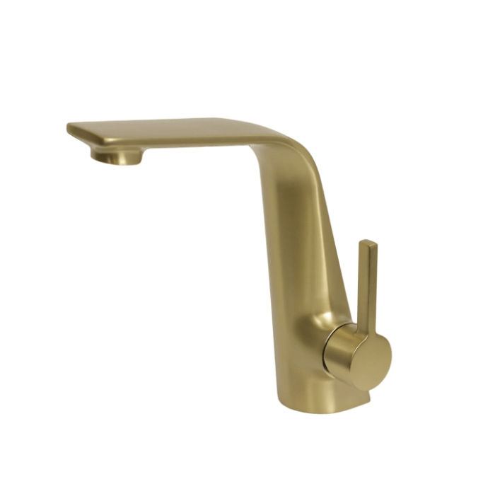 Single Hole Bathroom Faucet - N11140 - FaucetBrushed Gold NeoNova Decor