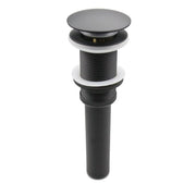 Solid Brass Pop - Up Drain (No Overflow) - Matte Black NeoNova Decor