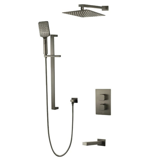 Three Way Thermostatic Shower System - N57123GG - Shower NeoNova Decor