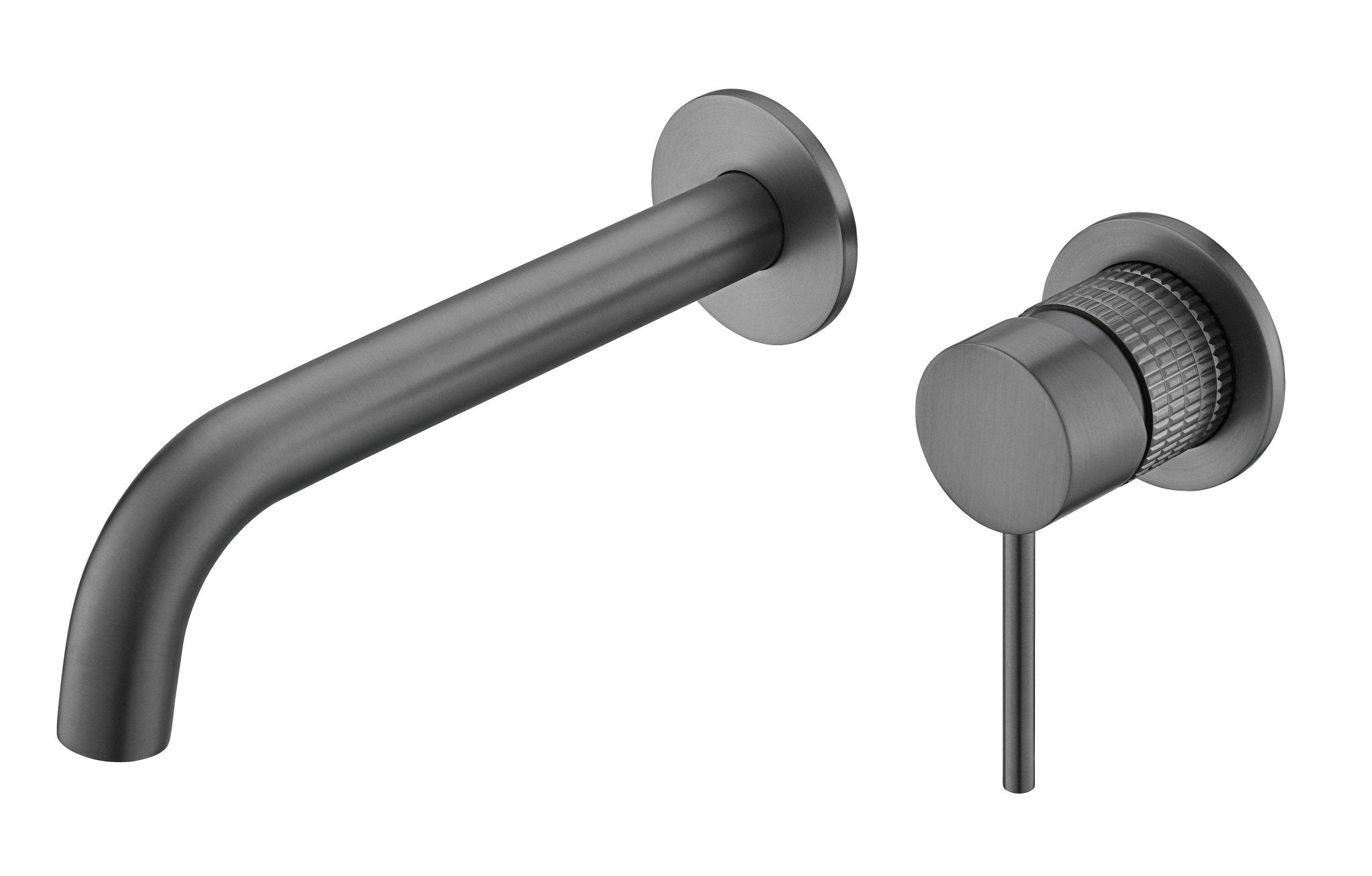 Velva AURA Collection | Seamless Wall - Mounted Faucet with Tactile Dial (cUPC) - FaucetGun Metal