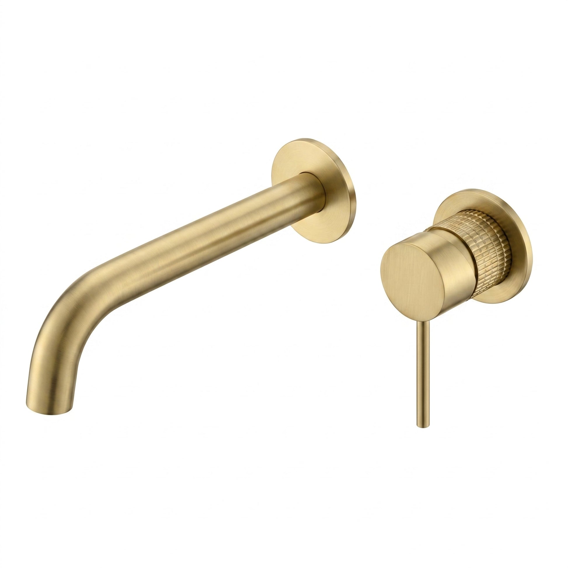 Velva AURA Collection | Seamless Wall - Mounted Faucet with Tactile Dial (cUPC) - FaucetGun Metal